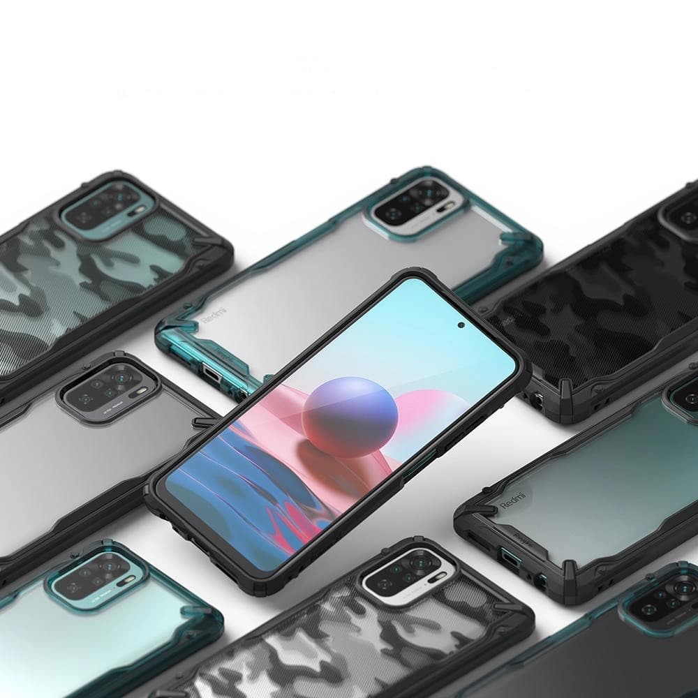 Ringke Fusion-X Design Redmi Note 10/10S Camo (Moro) Black - 6