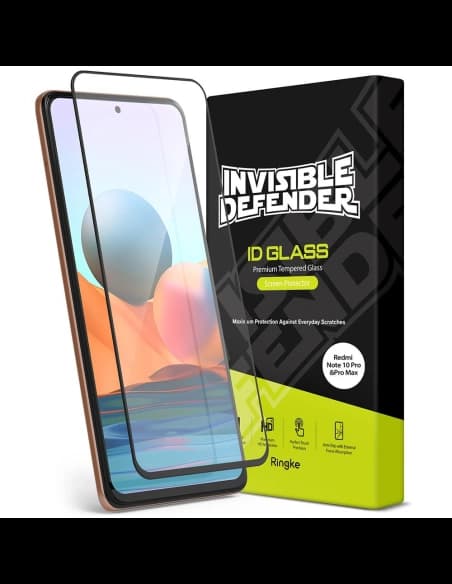 Ringke Gehärtetes Glas ID Glas Redmi Note 10 Pro/10 Pro Max Vollabdeckung