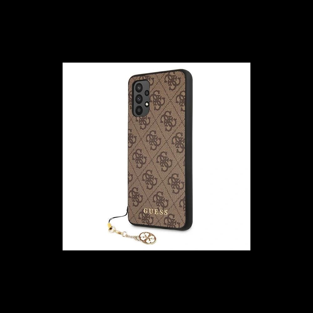 Etui Guess GUHCA325GF4GBR Samsung Galaxy A32 LTE hnědý/brown tvrdý obal 4G Charms Collection - 2