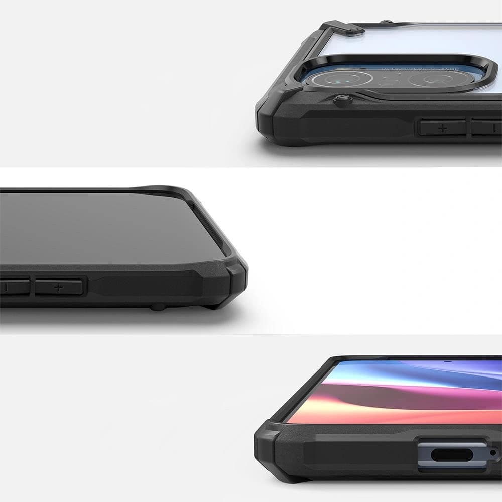 Ringke Fusion-X Design Xiaomi Mi 11i/Mi 11X/Pocophone F3/Redmi K40/K40 Pro/K40 Pro Plus Camo (Moro) Black - 4