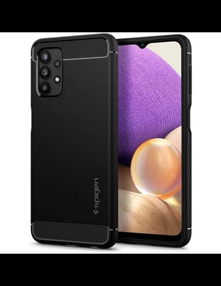 Etui Spigen Rugged Armor Samsung Galaxy A32 5G Matt Fekete