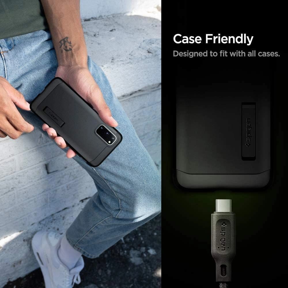 Spigen Essential C11C1 USB-C Cable PD 60W QC3.0 150cm Gunmetal - 7