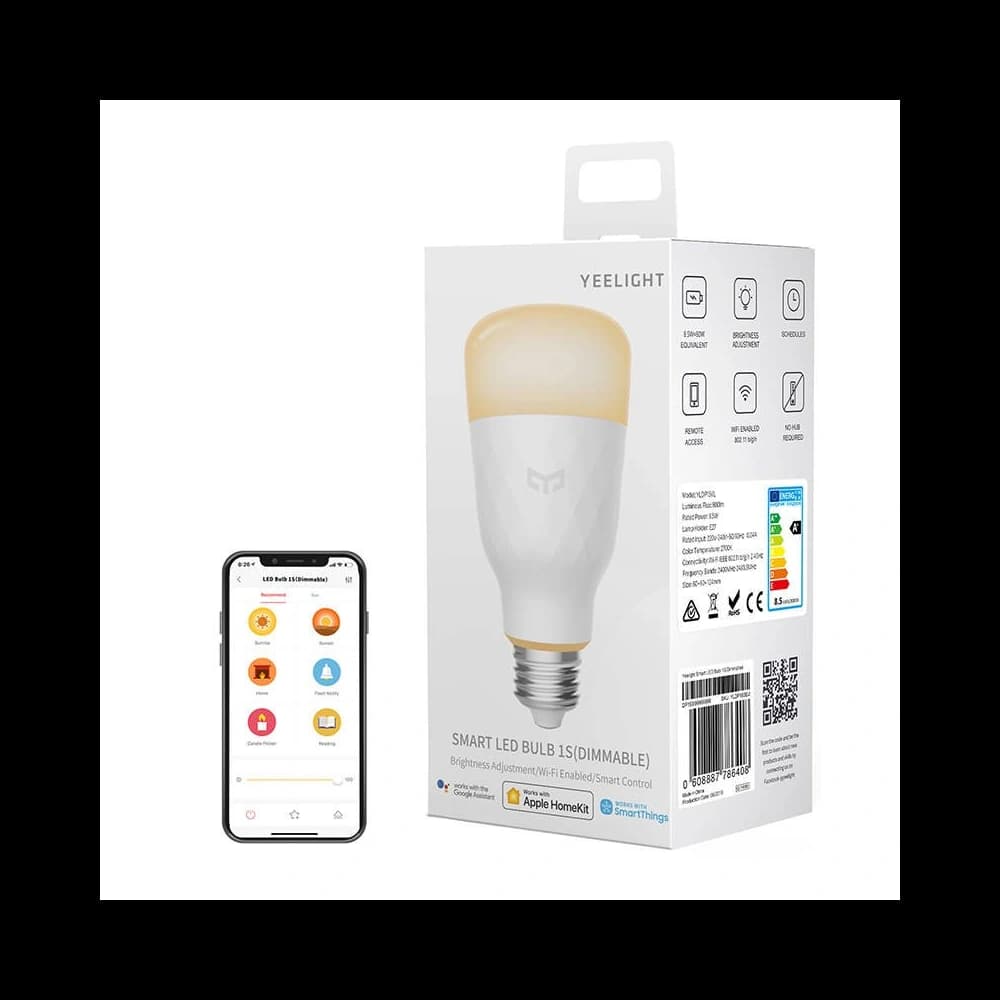 Okos LED izzó Yeelight Smart Bulb 1S (fehér)