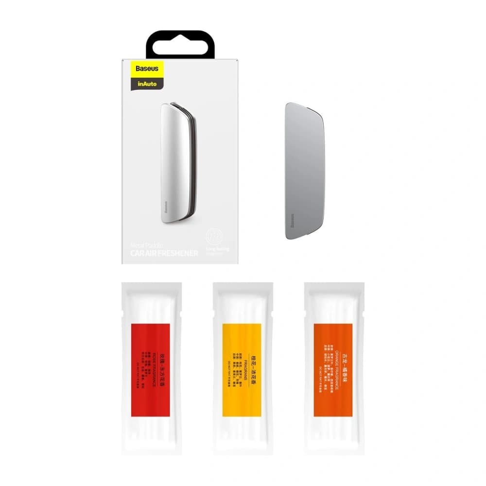 Baseus Auto-Lufterfrischer Paddle (silber) - 7