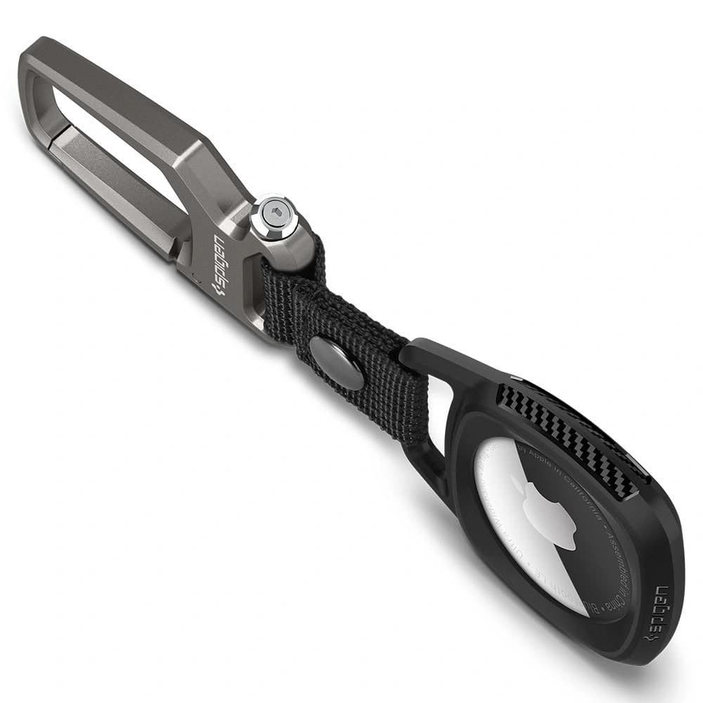 Spigen Apple Silikonhülle Rugged Armor AirTag Matte Black - 4