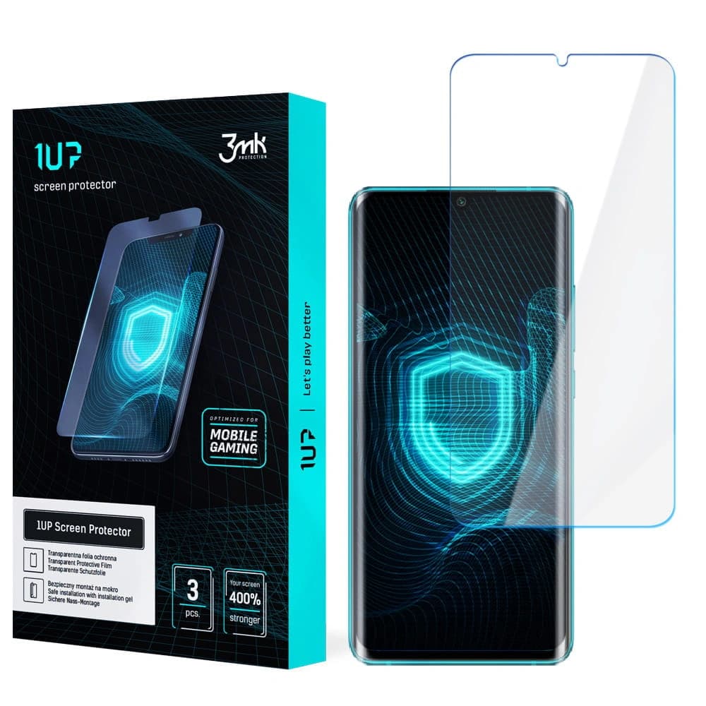 Folia de protecție pentru jucători 3MK 1UP Redmi Note 10 5G [3 PACK] - 1