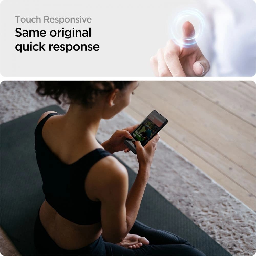 Sticlă securizată Spigen GLAS.tR Slim AlignMaster Samsung Galaxy Xcover 5 [2 PACK] - 4