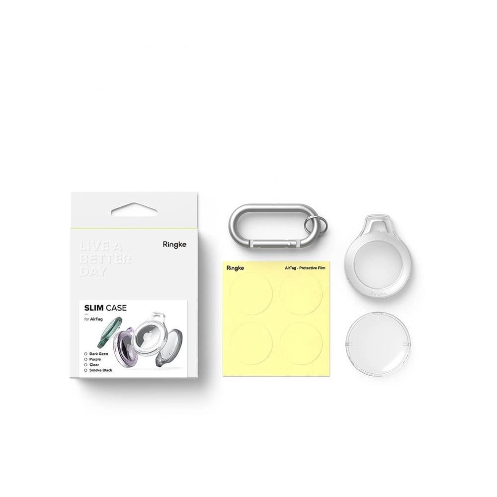 Ringke Apple Case Slim AirTag Smoke Schwarz - 11