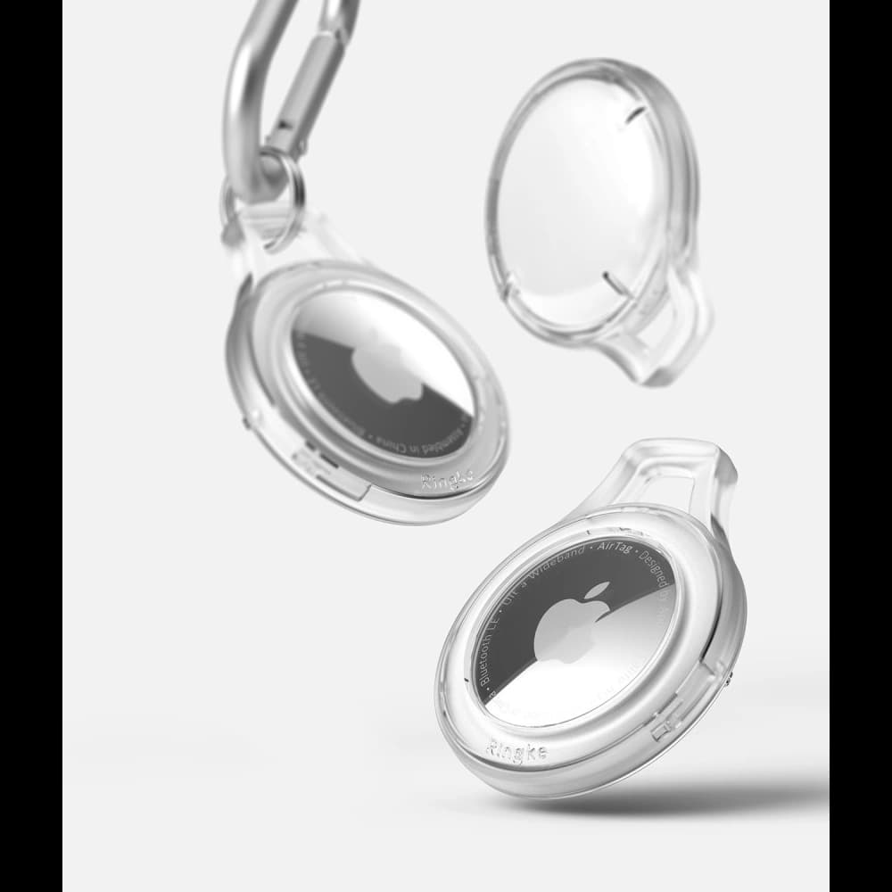 Ringke Apple Case Slim AirTag Klar [4 PACK] - 3