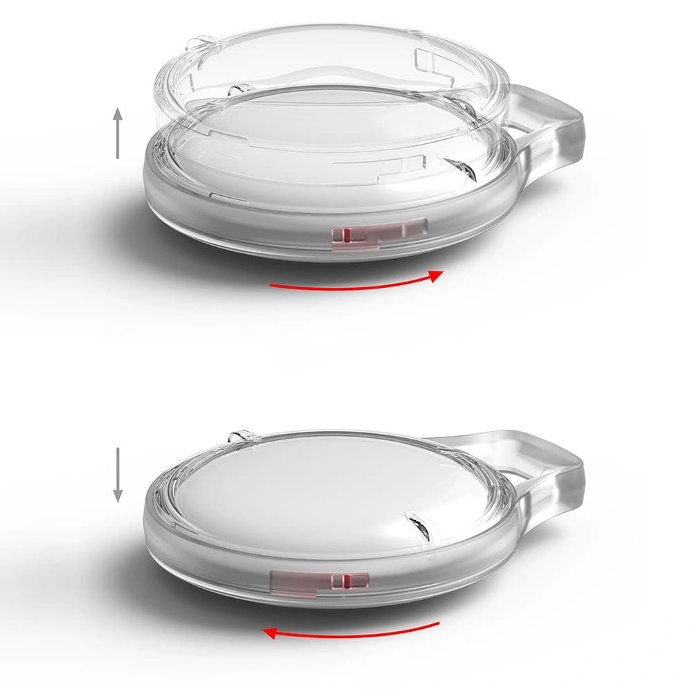 Ringke Apple Case Slim AirTag Klar [4 PACK] - 5