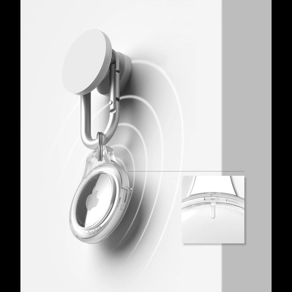 Ringke Apple Case Slim AirTag Klar [4 PACK] - 7