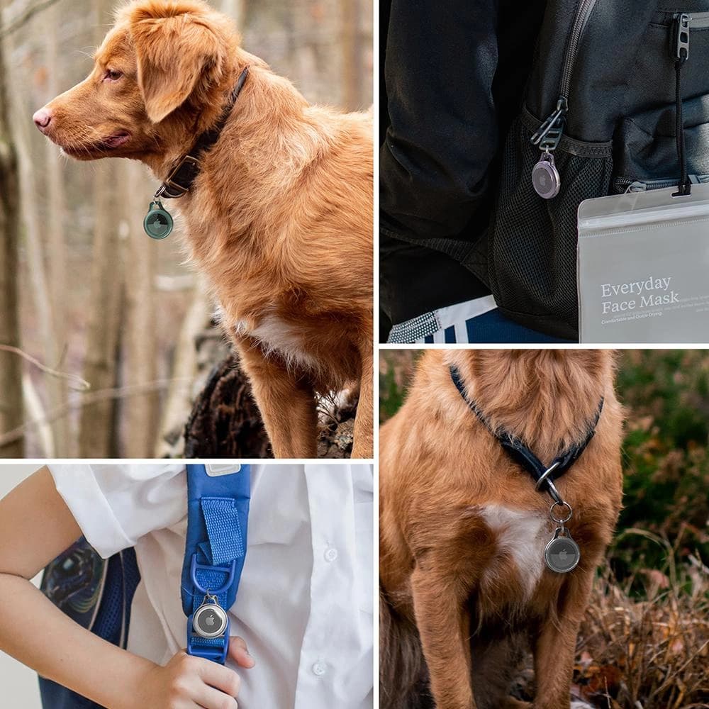 Ringke Apple Case Slim AirTag Klar [4 PACK] - 10