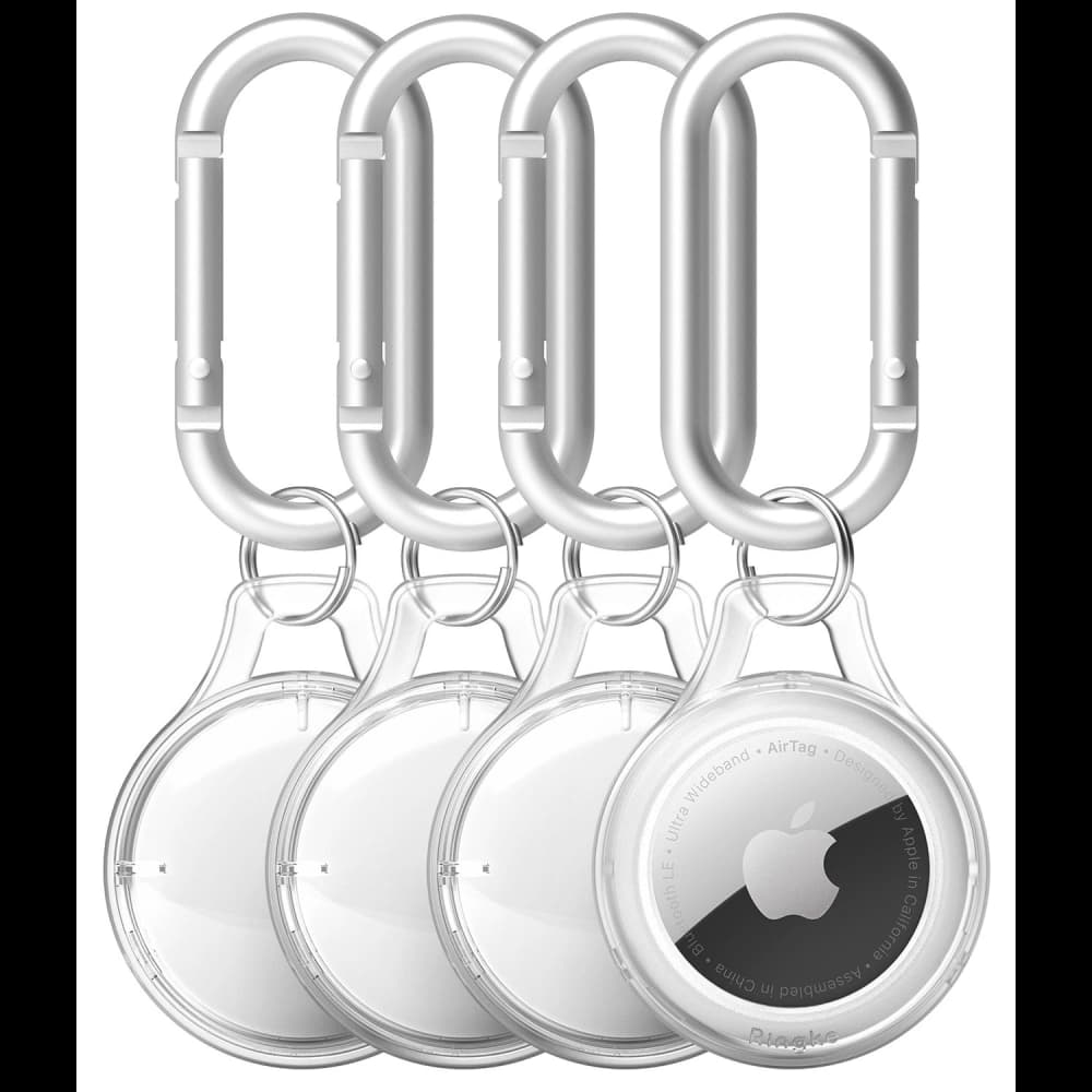Ringke Apple Case Slim AirTag Klar [4 PACK] - 1