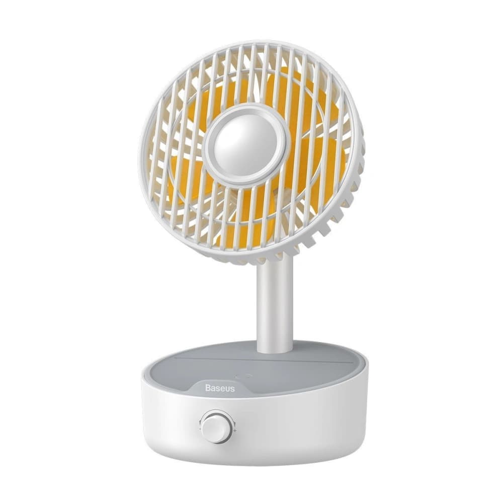Stolní ventilátor Baseus Hermit s indukční nabíječkou 10W (bílý) - 3