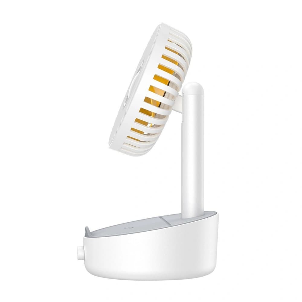 Stolní ventilátor Baseus Hermit s indukční nabíječkou 10W (bílý) - 4