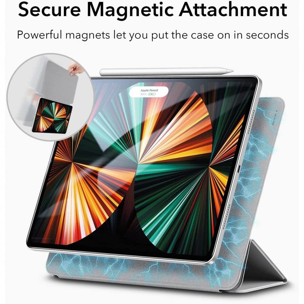 Etui ESR Rebound Magnetic Apple iPad Pro 12.9 2020/2021 (2. és 3. generáció) Ezüst Szürke - 6