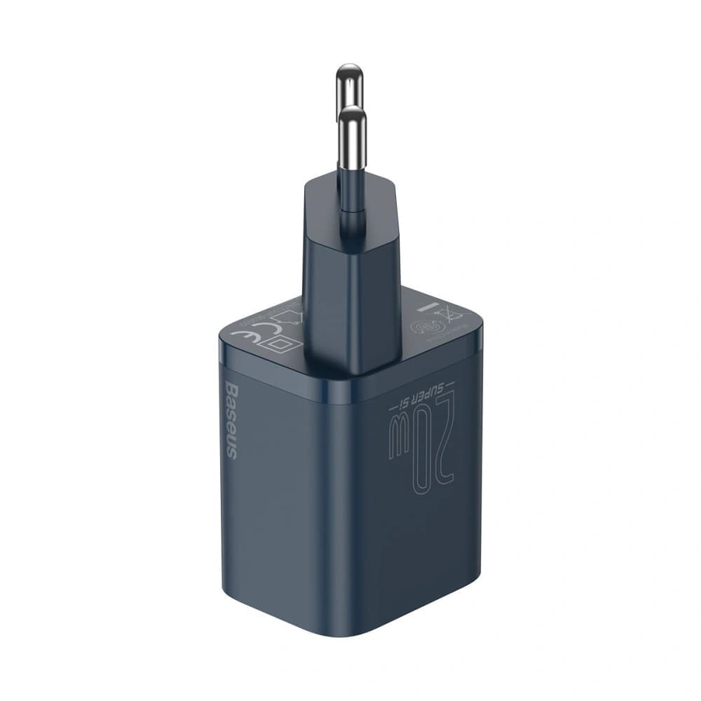 Încărcătorul de rețea Baseus Super Si Quick Charger 1C 20W cu cablu USB-C la Lightning de 1m (albastru) - 4