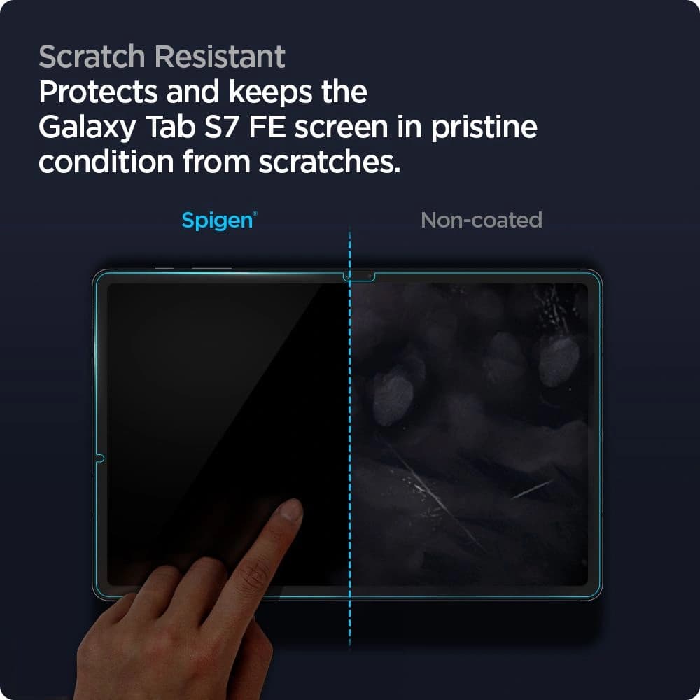 Tvrzené sklo Spigen GLAS.tR ez Fit Samsung Galaxy Tab S7 FE 5G 12.4 - 3