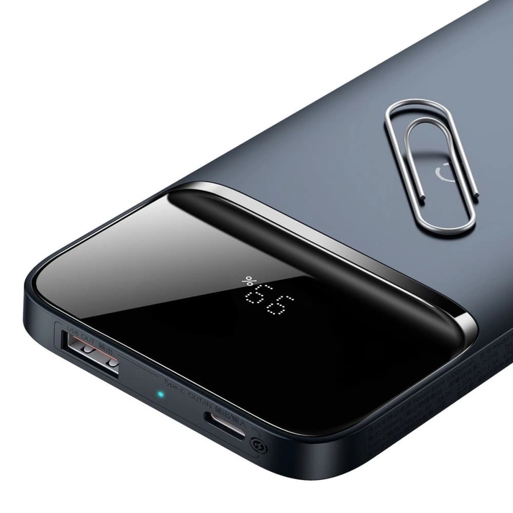 Powerbank Baseus Magnetic s indukčním nabíjením, 10000mAh, 20W, USB + USB-C (modrý) - 4