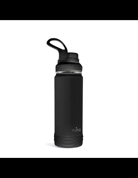 Sticlă termică din oțel inoxidabil PURO Outdoor 500 ml (Negru)