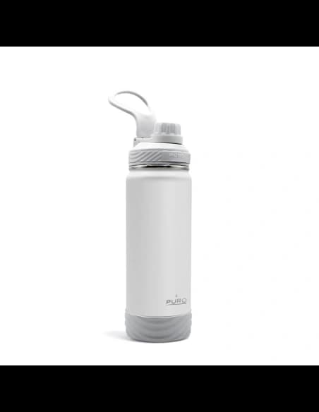 Sticlă termică din oțel inoxidabil PURO Outdoor 500 ml (Gri deschis)