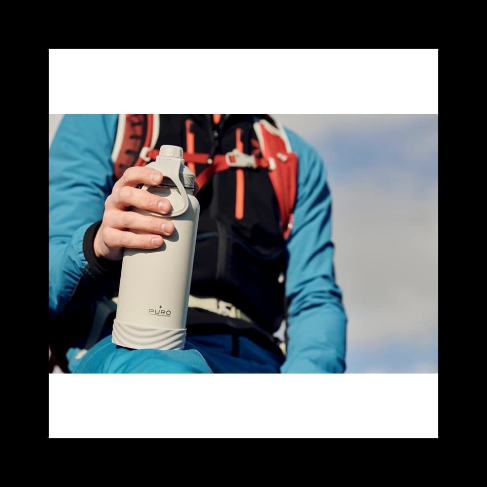 Sticlă termică din oțel inoxidabil PURO Outdoor 750 ml (Negru) - 3