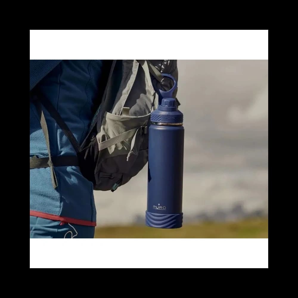 Sticlă termică din oțel inoxidabil PURO Outdoor 750 ml (Negru) - 6