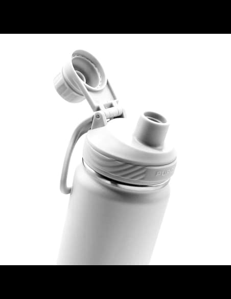 Sticlă termică din oțel inoxidabil PURO Outdoor 750 ml (Gri deschis)