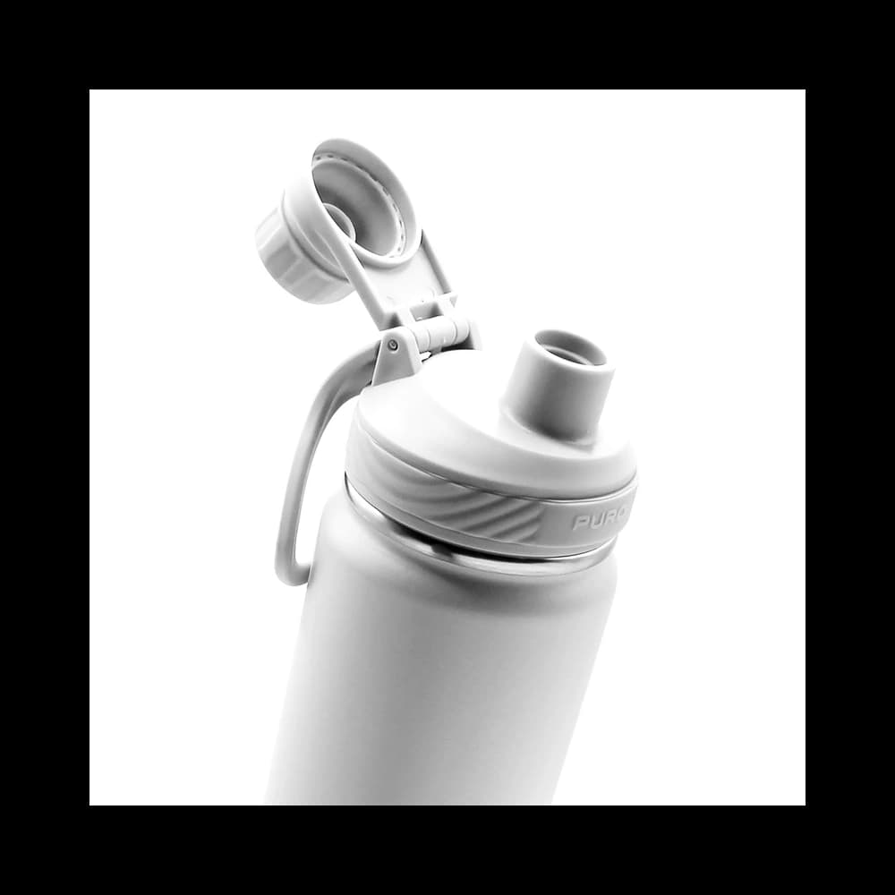 Sticlă termică din oțel inoxidabil PURO Outdoor 750 ml (Gri deschis) - 1