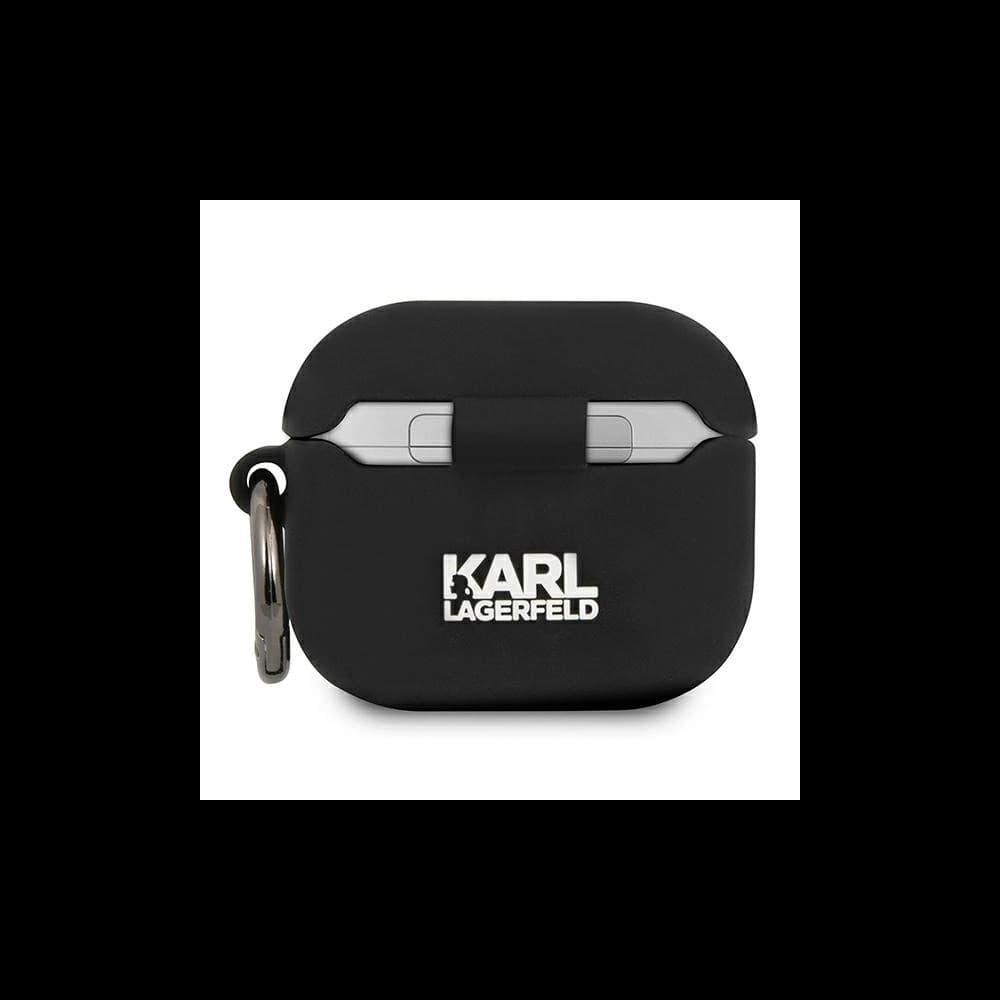 Karl Lagerfeld KLACA3SILCHBK Apple AirPods 3 cover black Silicone Choupette - 2