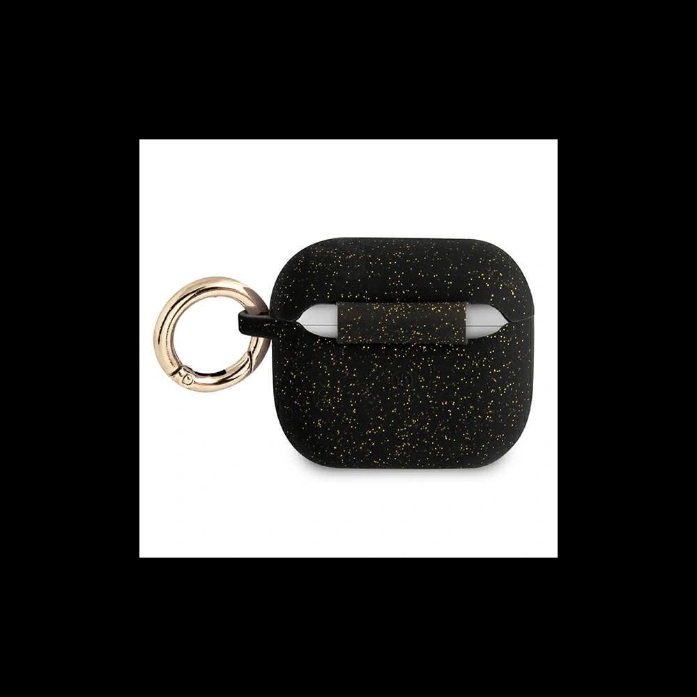 Guess GUA3SGGEK Apple AirPods 3 cover black Silicone Glitter - 2