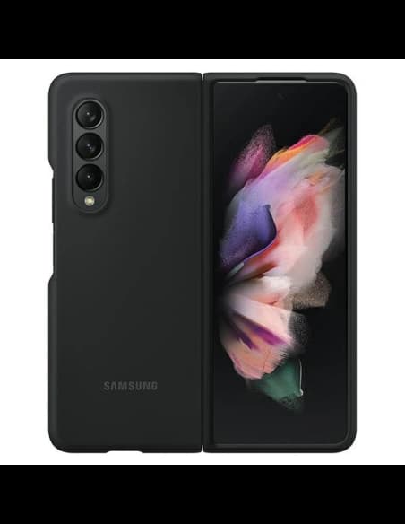 Etui Samsung Galaxy Z Fold 3 EF-PF926TBEGWW černé/black Silicone Cover