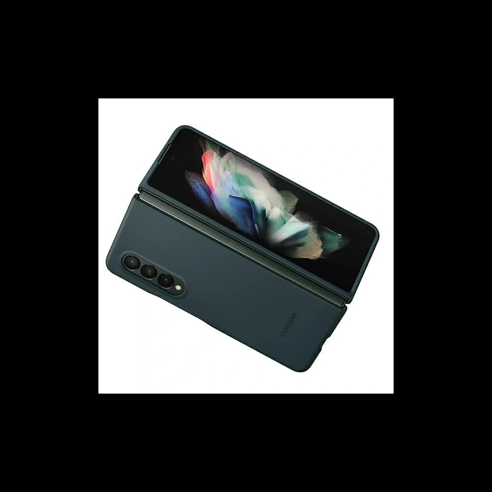 Etui Samsung Galaxy Z Fold 3 EF-PF926TGEGWW zelené/green silikonové pouzdro - 4