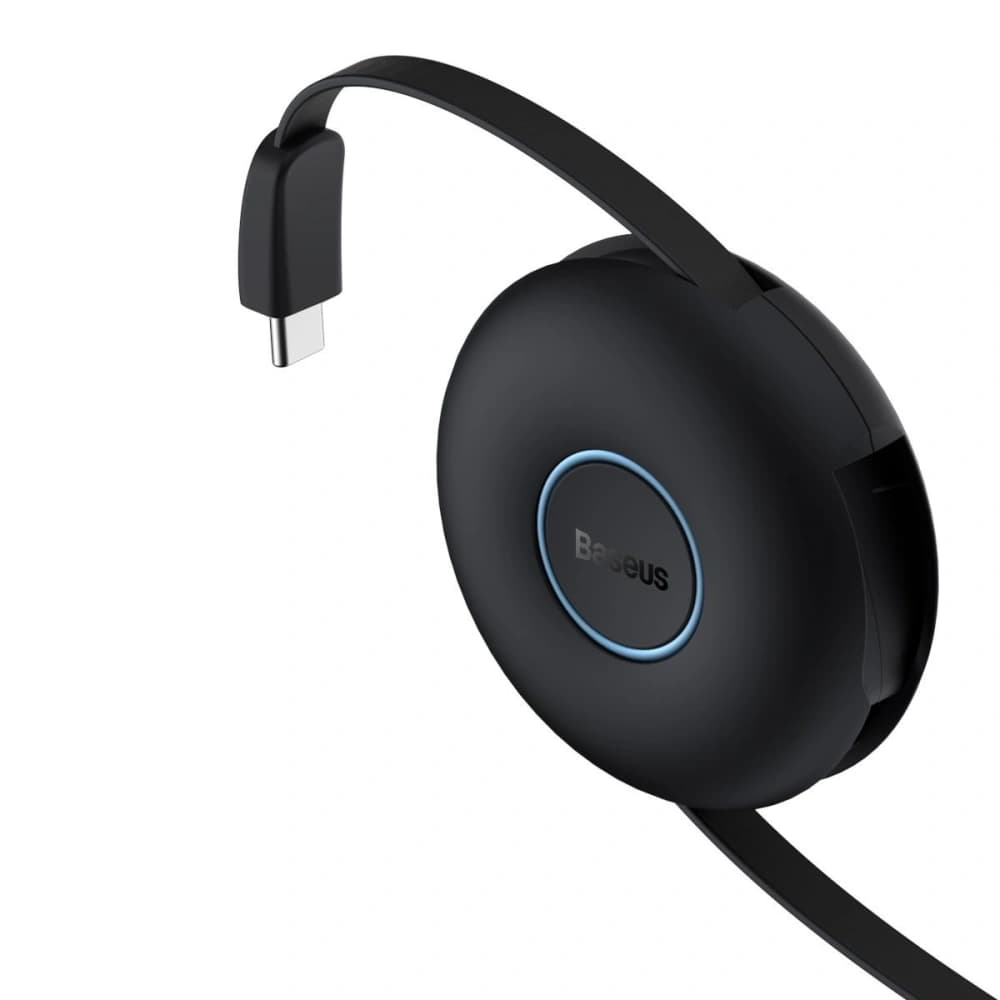 Magnetic USB cable Baseus Zinc 3in1 USB-C / Lightning / Micro 20W, 1m (black) - 3