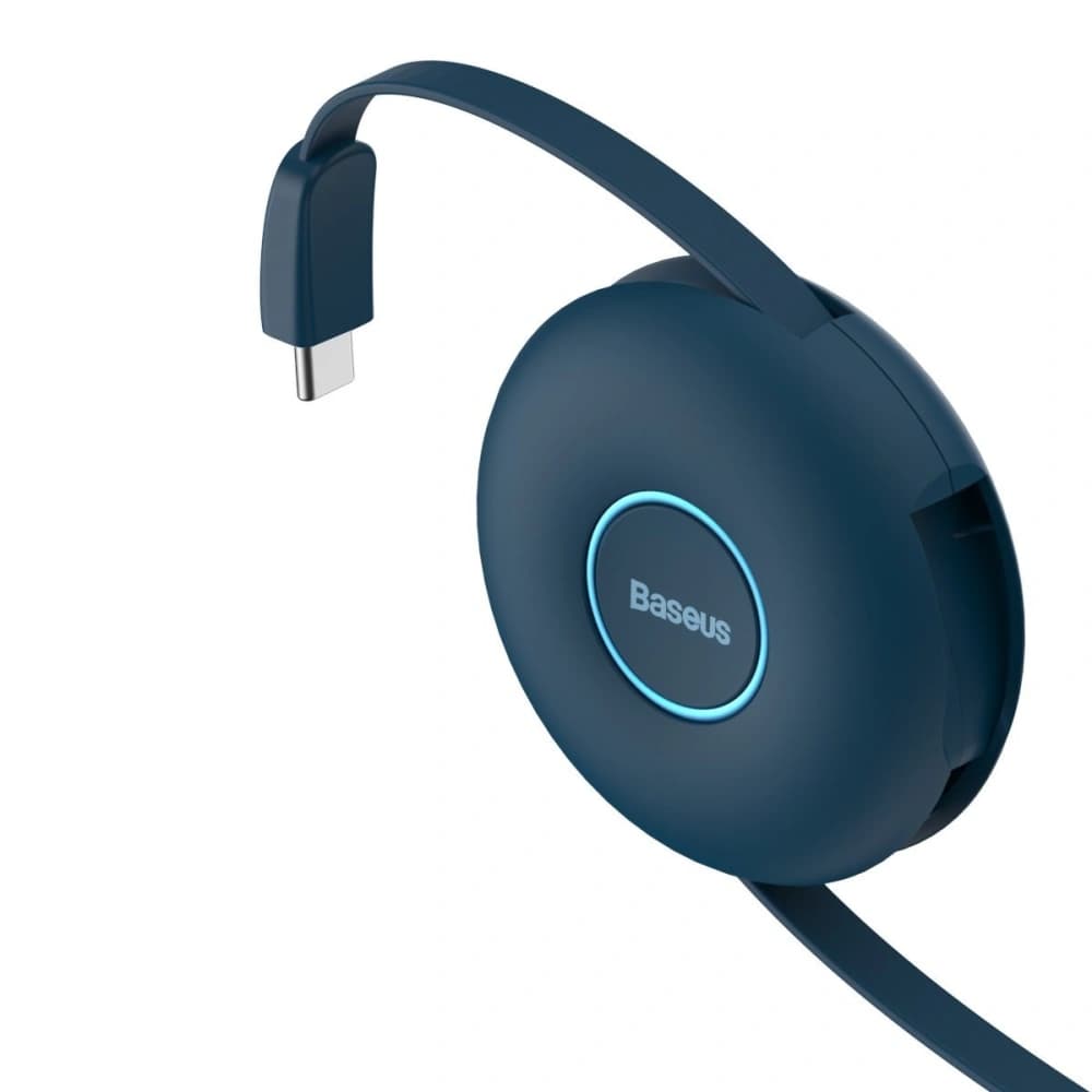 USB mágneses kábel Baseus Zinc 3w1 USB-C / Lightning / Micro 20W, 1m (kék) - 6