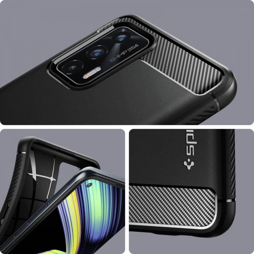 Spigen Rugged Armor Realme GT 5G Matte Black - 3