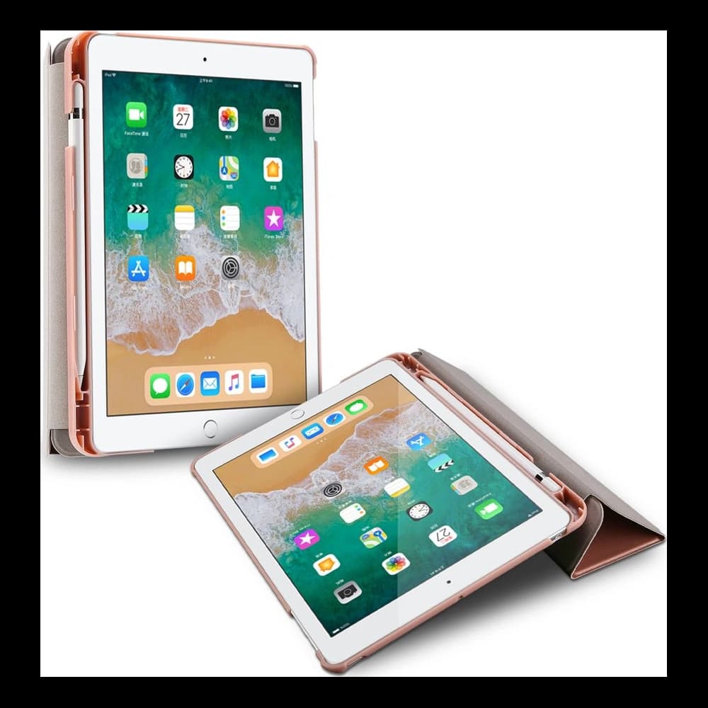 Etui DuxDucis SkinPro Apple iPad 9.7 2017/2018 (5. și 6. generație) Rose Gold - 3