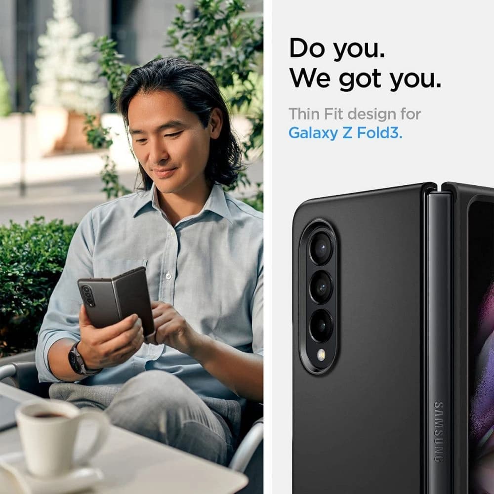 Etui Spigen Thin Fit Samsung Galaxy Z Fold 3 černé - 22