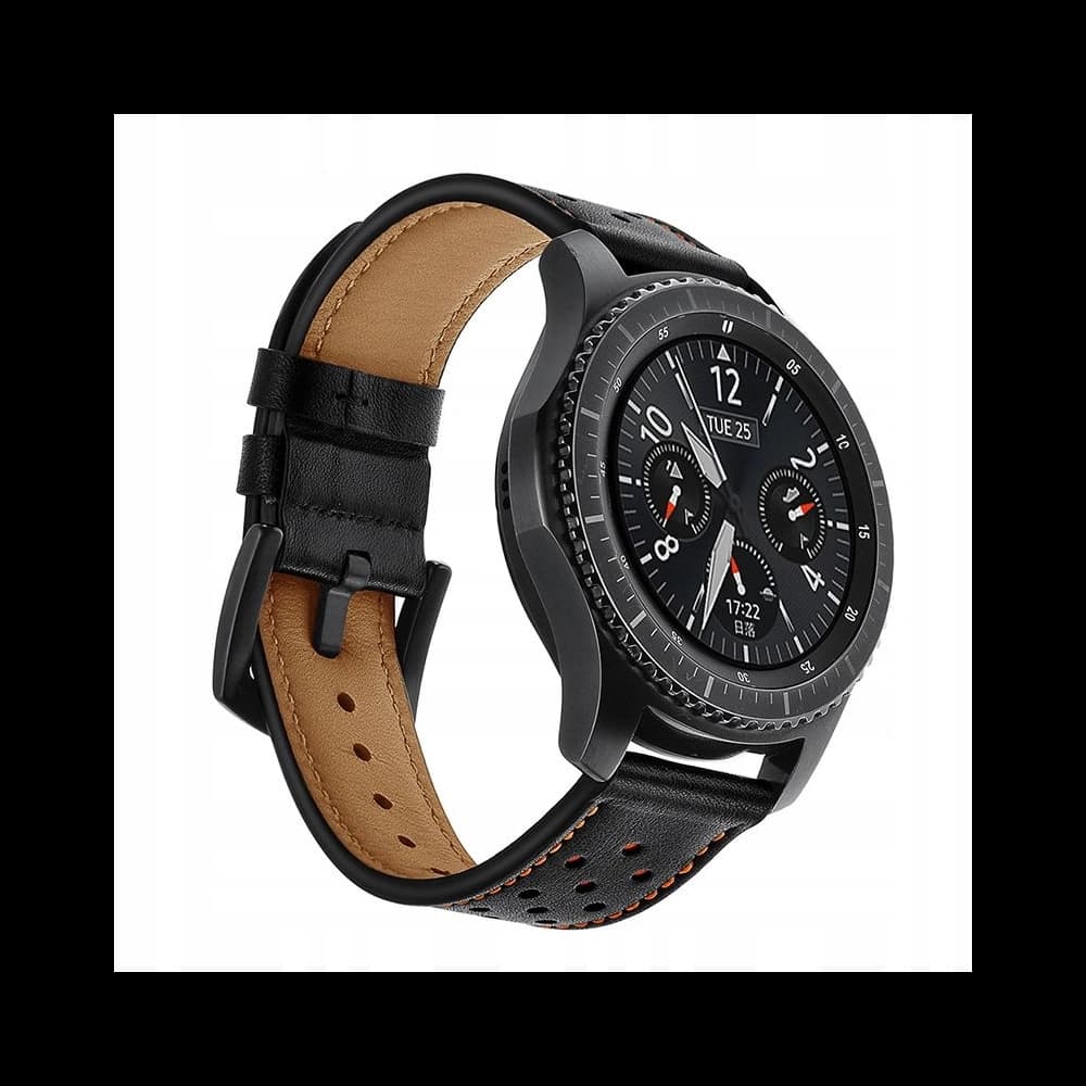 Pasek Tech-Protect din piele Samsung Gear S3 Negru - 3