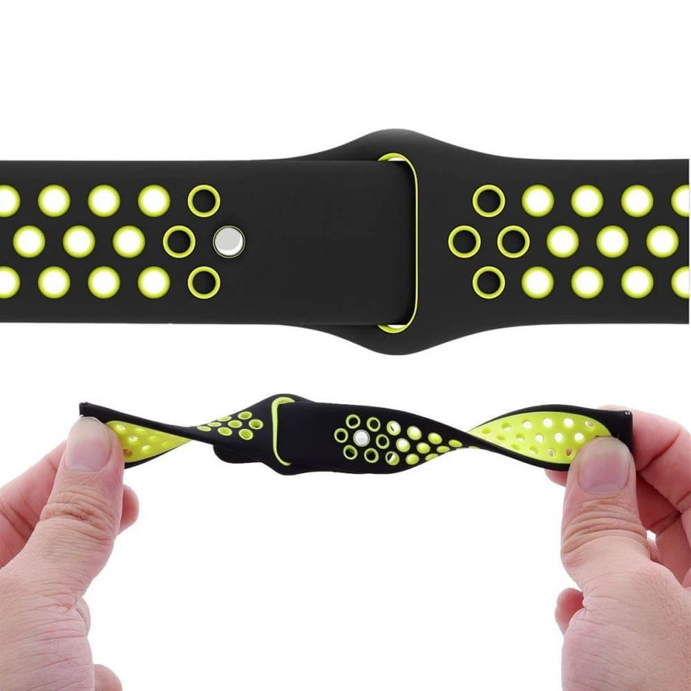 Tech-Protect Softband Samsung Galaxy Watch 46mm Schwarz/Grau - 3