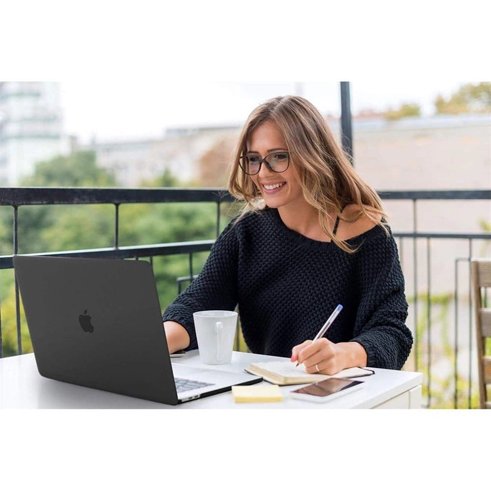 Etui Tech-Protect Smartshell pentru Apple MacBook Air 13 2018-2020 Negru Mat - 5