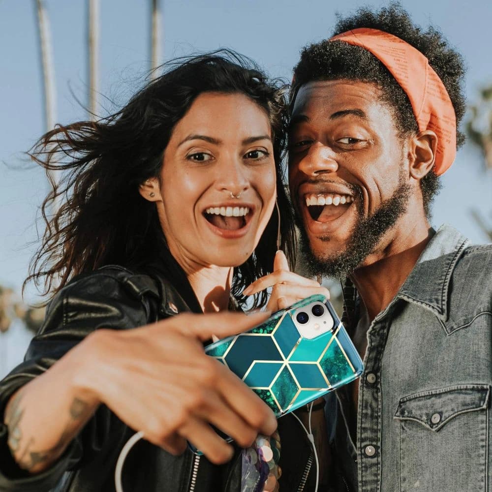 Case Tech-Protect Marmor Samsung Galaxy A51 Blau - 6