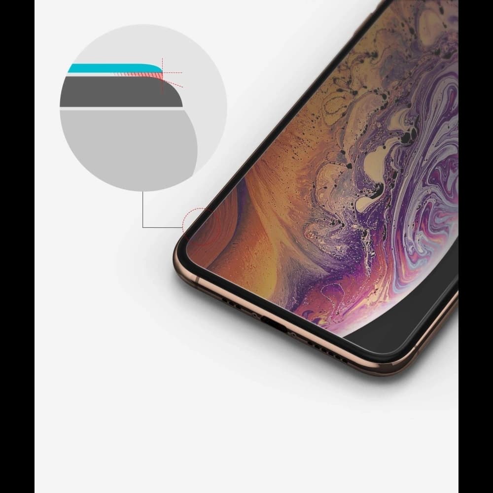 Ringke ID Glass iPhone X/XS 5.8 0.33mm 3 Pack - 5