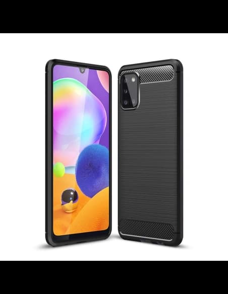 Etui Tech-Protect TPUCarbon Samsung Galaxy A31 černé