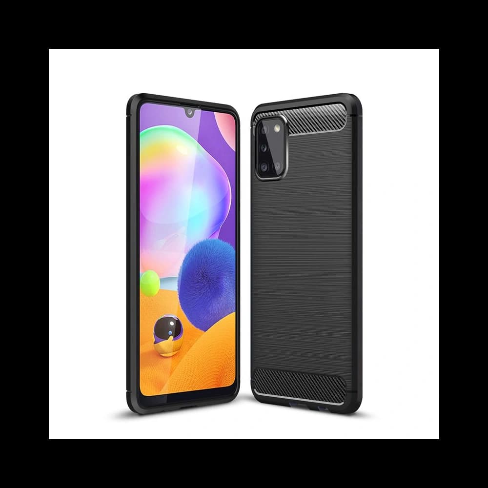 Etui Tech-Protect TPUCarbon Samsung Galaxy A31 černé - 1
