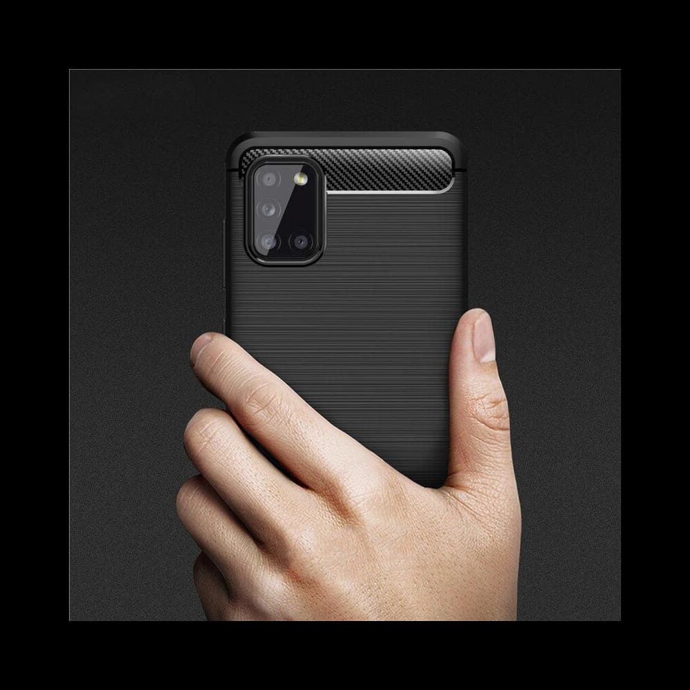 Etui Tech-Protect TPUCarbon Samsung Galaxy A31 černé - 6