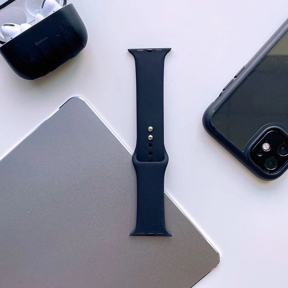 Pasek Tech-Protect Iconband Apple Watch 4/5/6/7/SE/8/9/Ultra 44/45/49mm černý - 2