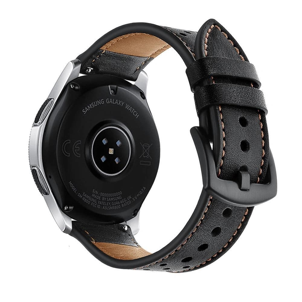 Tech-Protect Leather Samsung Galaxy Watch 3 45mm Black - 3