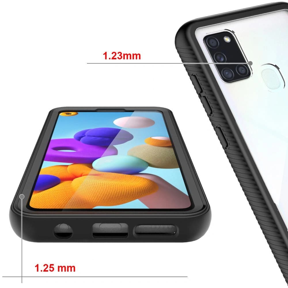 Case Tech-Protect Defense360 Samsung Galaxy A21s Schwarz - 6