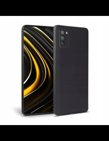 Case Tech-Protect Icon POCO M3 Schwarz